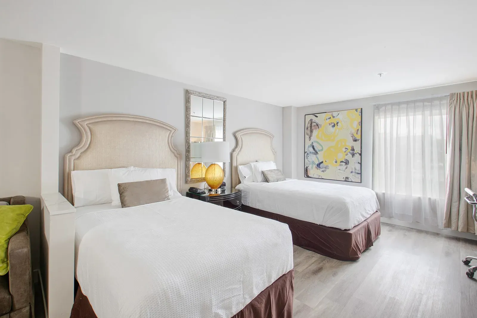 The Two Double Beds Studio Suite at the Elkotel